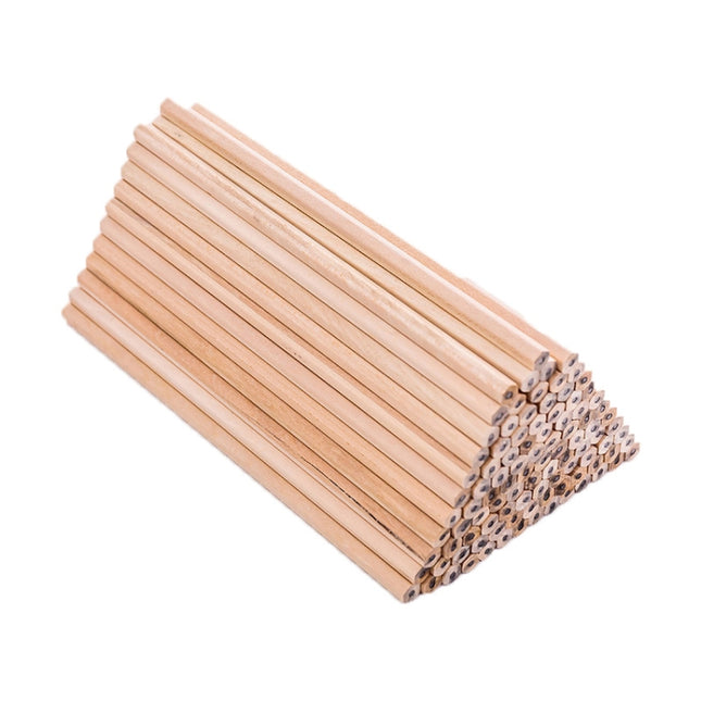 50 PCS Crude Wood Environmental Protection HB Pencils Painting Pencils for Kids School Office Supplies