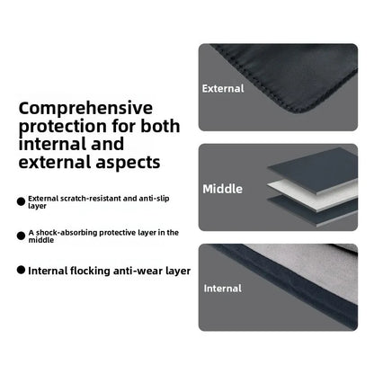 13.3/14/15.6/16 inch waterproof laptop bag front pocket can accommodate power supply, multifunctional laptop handbag briefcase