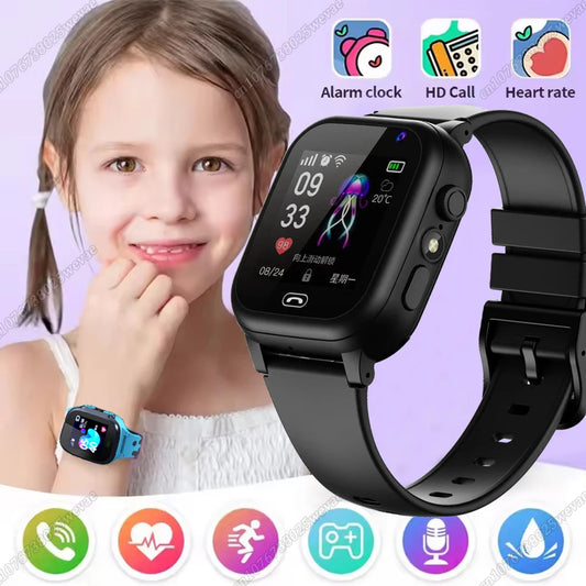 2026 New Kids Smartwatch Wifi GPS SOS Location Video Call Analogue Card Waterproof Watches Camera Boys Girls Upgrade Smart Watch