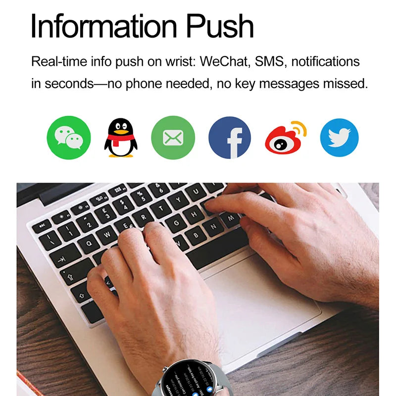 2026 New Smart Watch Women 466*466 AMOLED 1.43" HD Screen Always Display Time IP68 Waterproof Sports Bluetooth Call Smart Watch
