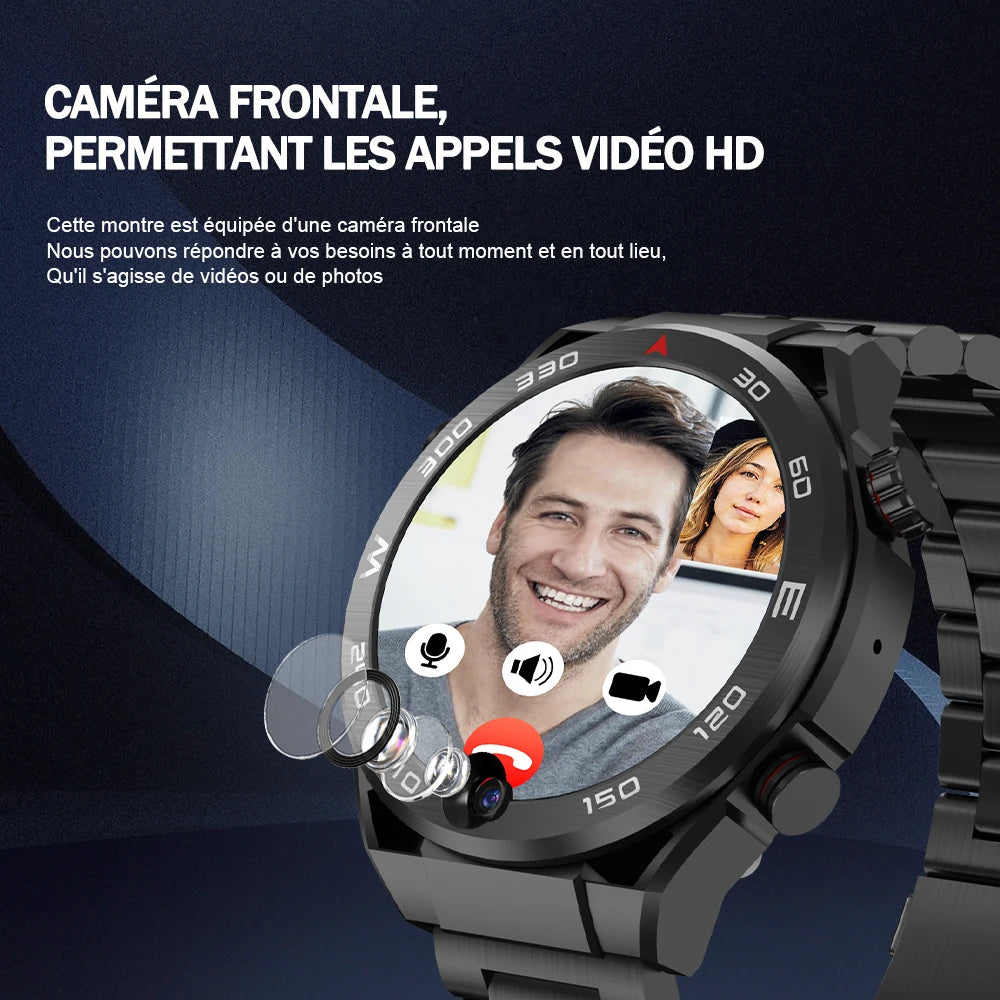 SERVO KOM12 Android OS Watch Smartphone 4G SIM Standby 1.62" Screen 2GB+32GB GPS Play Store WiFi Waterproof Smart Watch Phones
