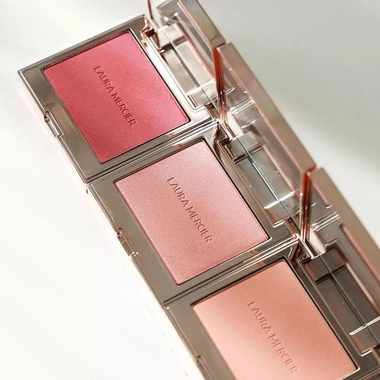 Korean Matte Blush Powder Long Lasting Waterproof Cheek Makeup Natural Flush Color Easy To Blend No Fly Away 3Colors