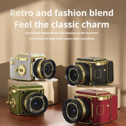 Retro Mini CCD Digital Camera - 4K HD 16X Zoom Portable Vintage Camera for Students Travel Vlogging Photography