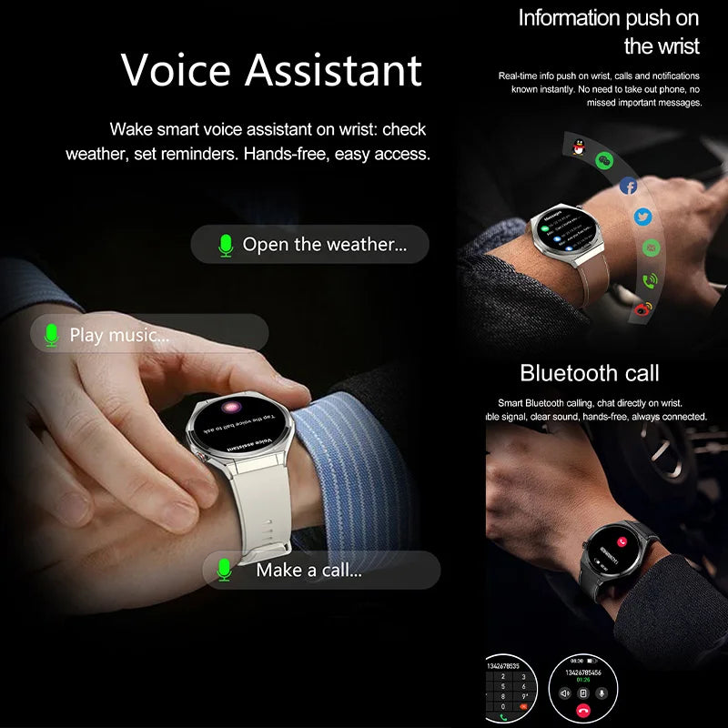2026 New Smart Sports Watch Bluetooth Call 100+ Sports Mode IP67 Waterproof Health Reminder Sedentary Reminder Sleep Smart Watch