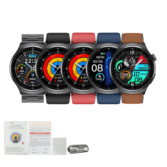 Touchscreen Smartwatch Smart Health Watch with 1.43-Inch Touchscreen BT Calling Activity Tracker Multiple Sports Modes