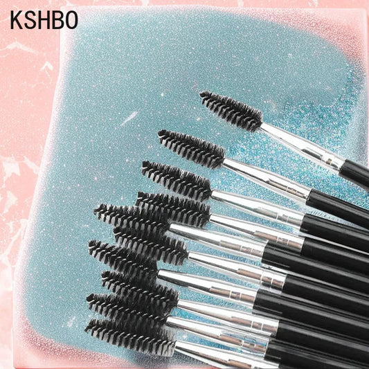 2pcs/5pcs/10pcs/15pcs Eyelashes Makeup Brushes Eyebrow Brush Mascara Brows Cream Make Up Tools Women Eye Lashes Enhancer Brush