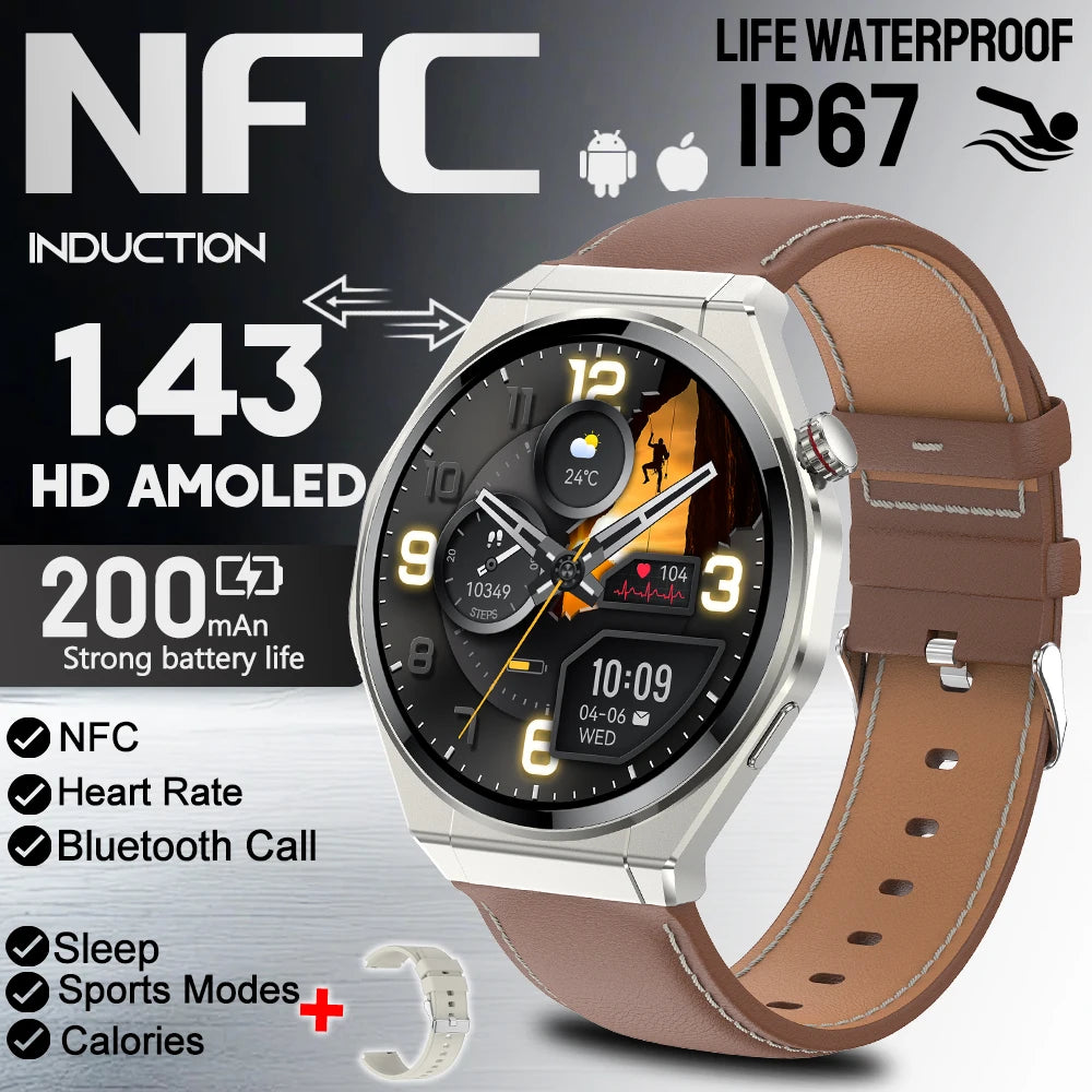 2026 New Smart Sports Watch Bluetooth Call 100+ Sports Mode IP67 Waterproof Health Reminder Sedentary Reminder Sleep Smart Watch