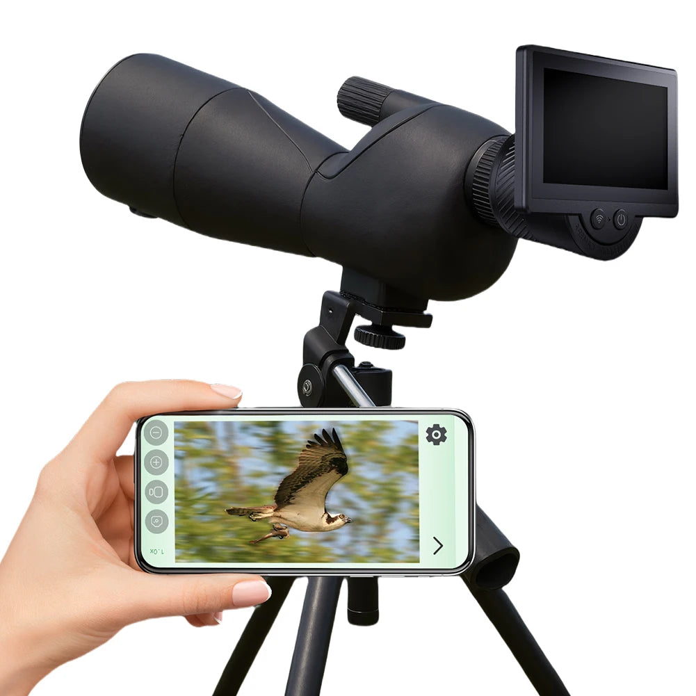 WiFi Telescope Camera Eyepiece 1080P Digital Eyepiece with 4.3 Inch IPS Screen Astronomical Telescope Accessories