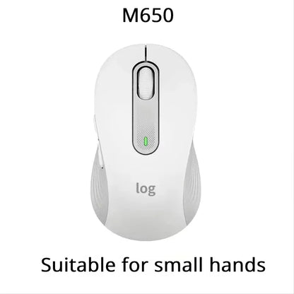 Logitech M650/M650L office laptop mouse, with a slim and portable design, making it easy to carry around for commuting.