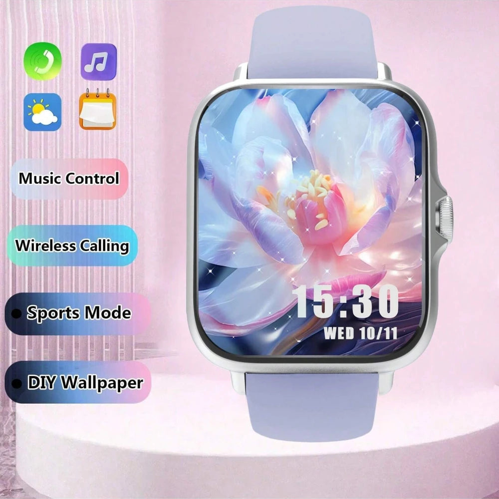 Smart Watch, Wireless Call/Dial, Multiple APP Alerts, Sports Watch, Customized Wallpaper, iPhone/Andriod