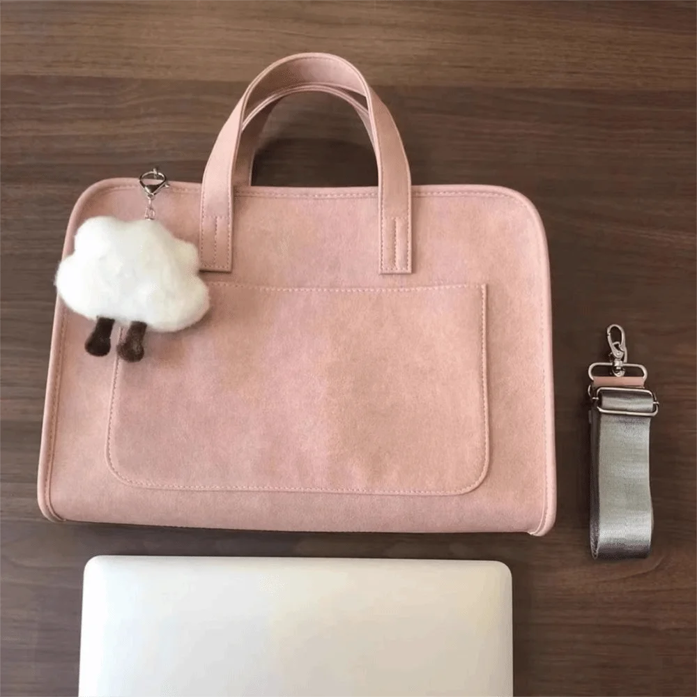 13-14/15-16Inch Laptop Notebook Case Briefcase Felt Tablet Protective Case Waterproof Shockproof Tablet Sleeve Bag Travel