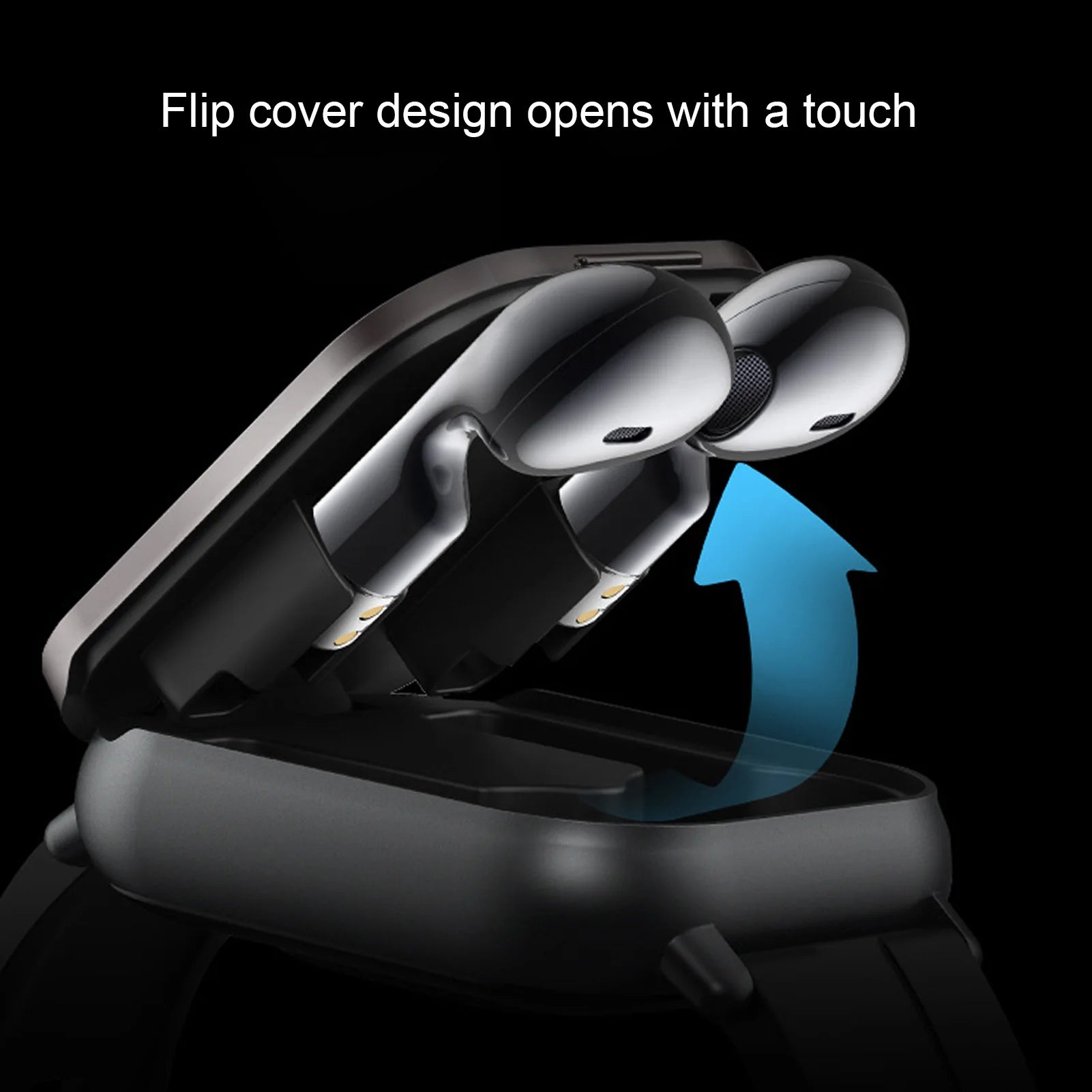 Smart Watch with Earbuds 2 in 1 Activity  Watch Exercise Mode Sedentary Reminder Sleep Detection for Android for Sport