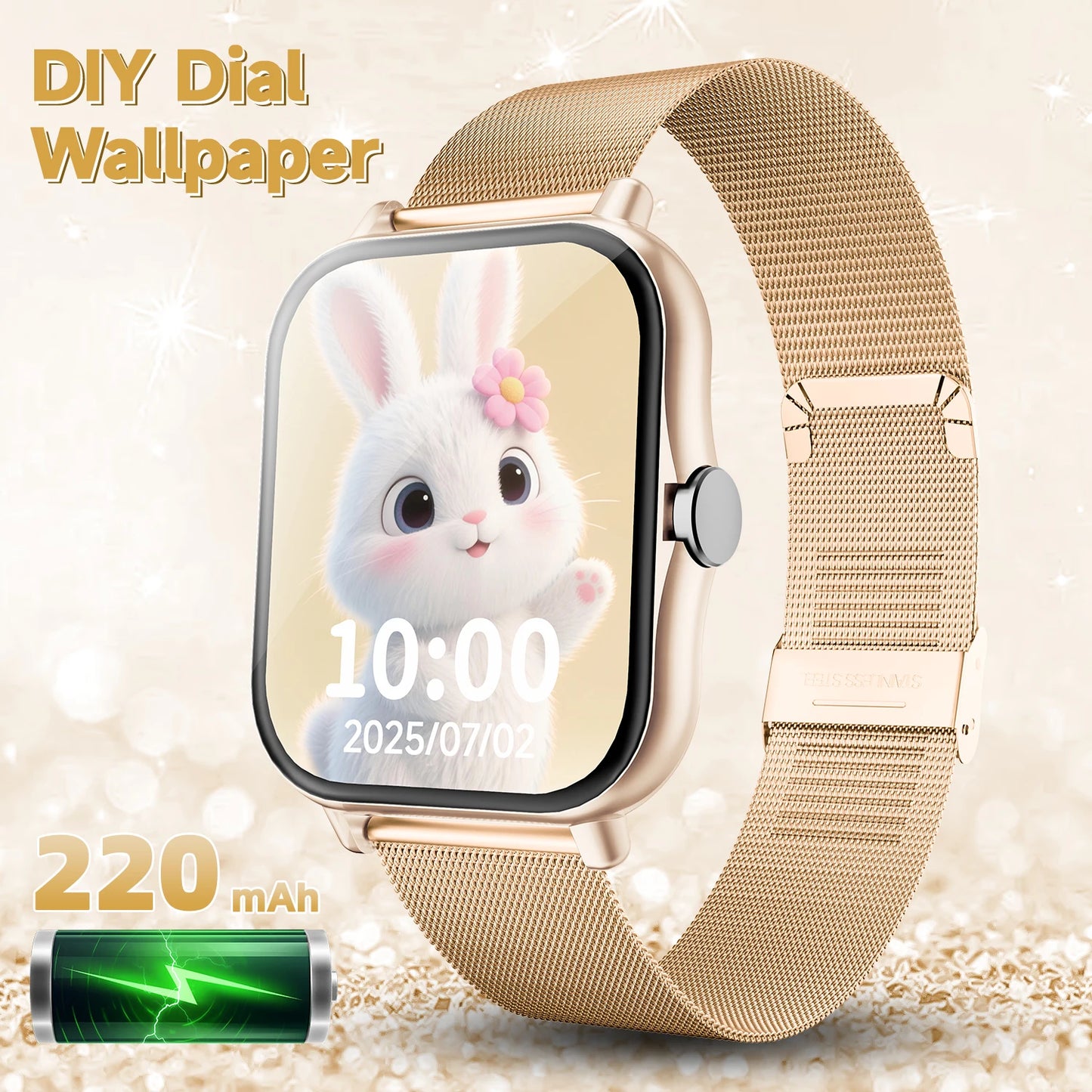 2025 Smart Watch 1.83-inch TFT Display Screen Bluetooth Calling Multiple Sport Modes Men Women Smartwatch For Android&IOS