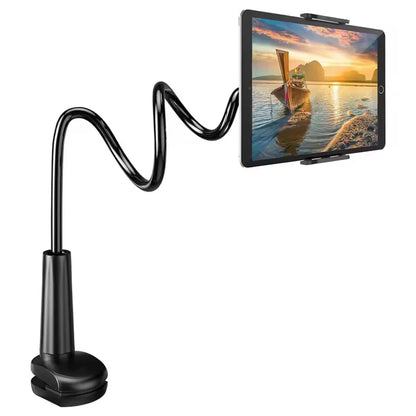 Lazy tablet computer bracket Bed Adjustable Flexible Arm Tablets Mount Clamp on Table For iPad Air Mini Or Other 4-10.6" Devices