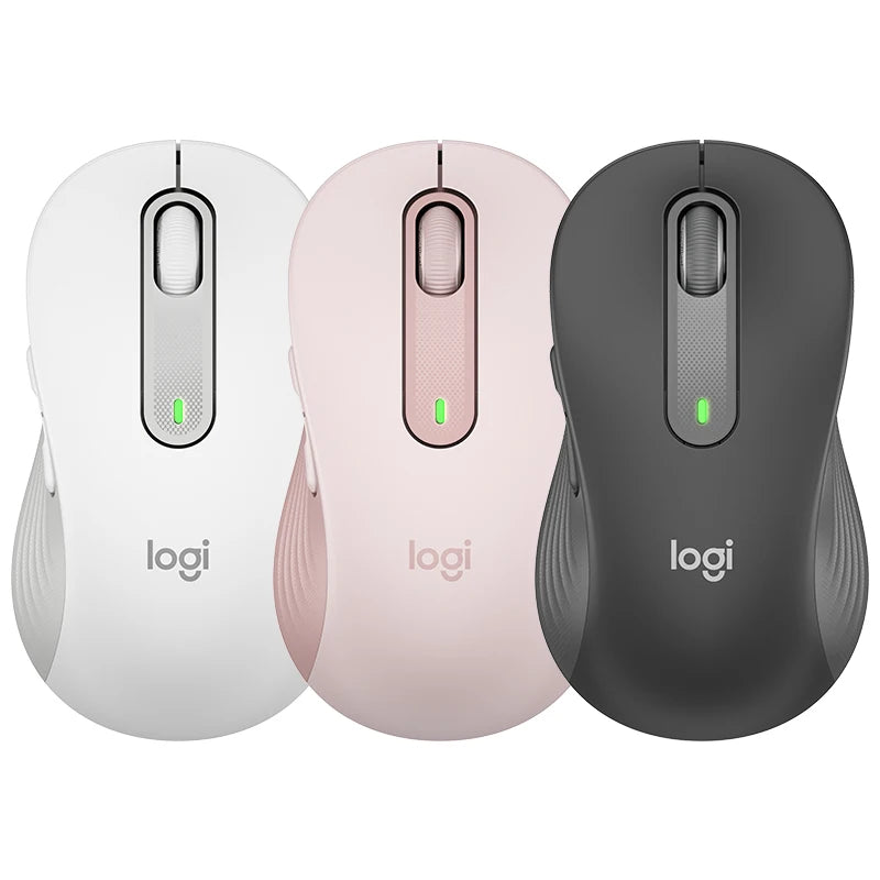 Logitech M650/M650L office laptop mouse, with a slim and portable design, making it easy to carry around for commuting.