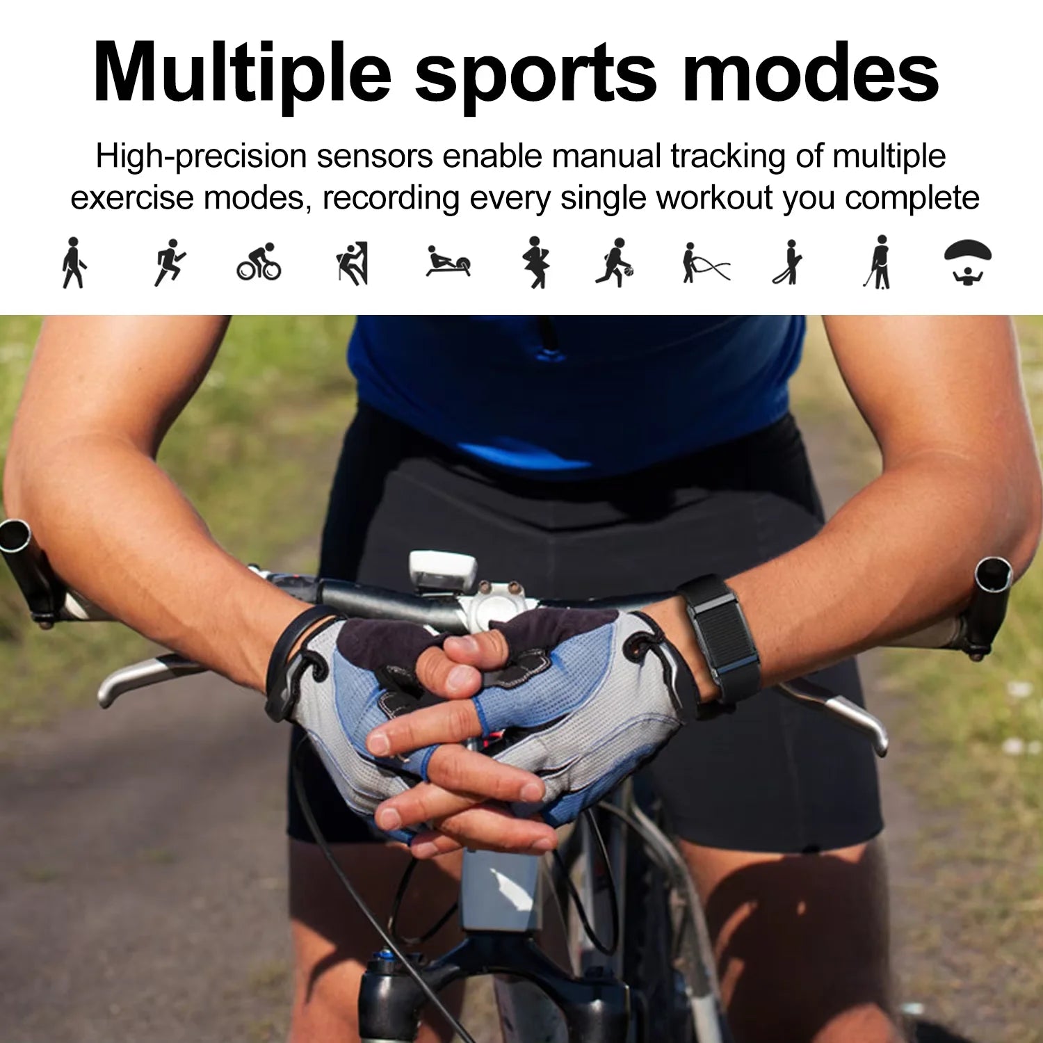 2025 New No Screen Smart Watch Men Women Sports Outdoors Fitness Heart Rate Monitor 1ATM Waterproof Smartwatch For Android IOS