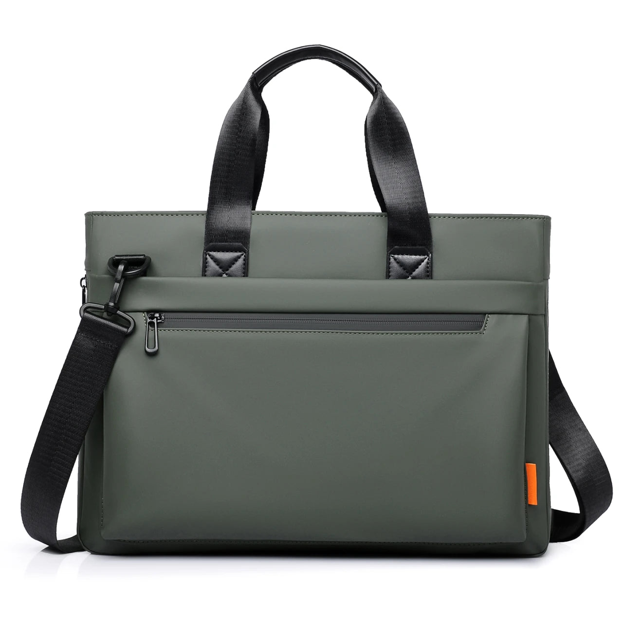 Men's Business Commuter Laptop Bag 15.6-inch Large Capacity Multi-Compartment Men's Briefcase Water-Resistant Lightweight Should