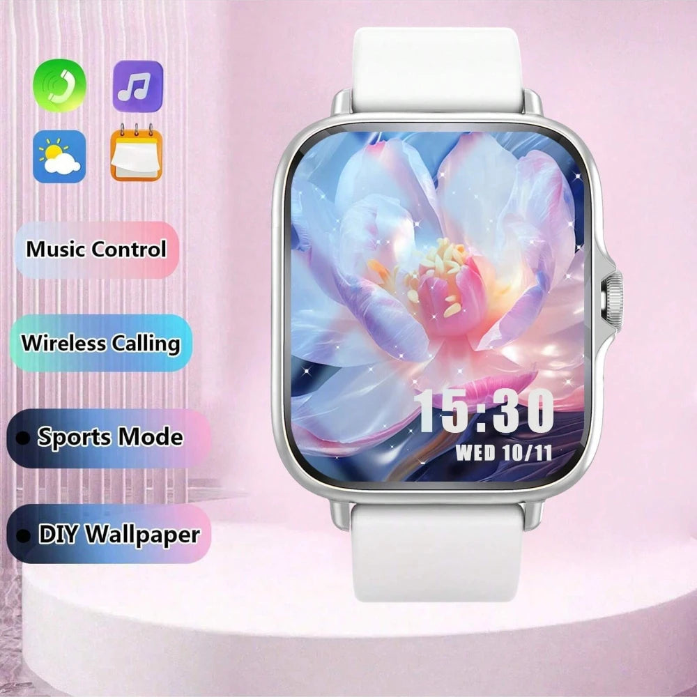 Smart Watch, Wireless Call/Dial, Multiple APP Alerts, Sports Watch, Customized Wallpaper, iPhone/Andriod
