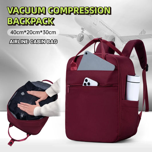 German Laptop Backpack for Men with Airbag Shockproof Protection and Vacuum Pump, Suitable for Commuting, Business Trips, and Travel, Large Capacity Backpack for Women
