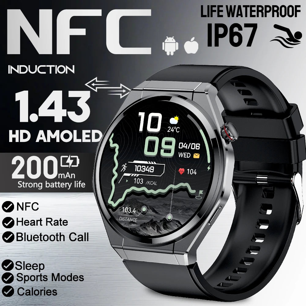 2026 New Smart Sports Watch Bluetooth Call 100+ Sports Mode IP67 Waterproof Health Reminder Sedentary Reminder Sleep Smart Watch