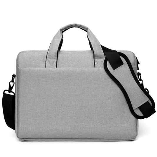 15.6inch Business Laptop Bag Shoulder Strap with Handle Portable Laptop Bags Solid Color Briefcase Laptop Shoulder Bag