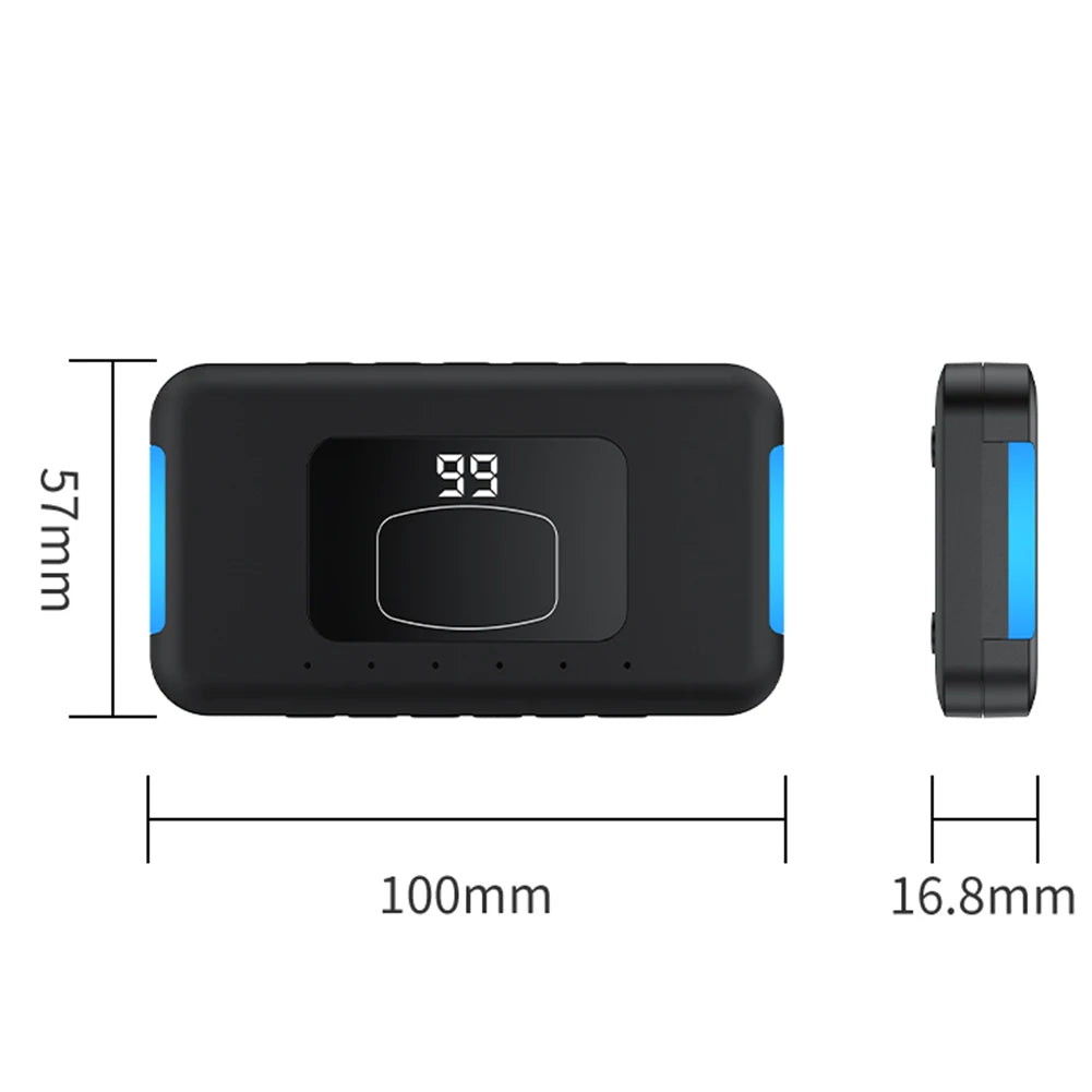 Smart Phone Wireless Auto Screen Clicker Bluetooth-Compatible 199 Gear Adjust Mute for All Smart Phone for Live Stream Play Game