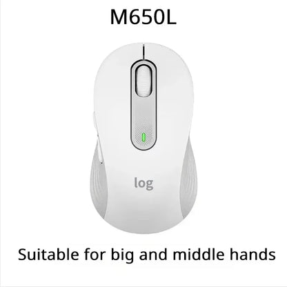 Logitech M650/M650L office laptop mouse, with a slim and portable design, making it easy to carry around for commuting.