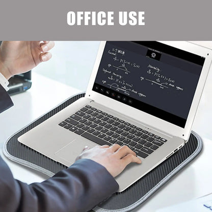 Computer Lap Desk Lapdesk For Laptop With Soft Pillow Cushion Writing Padded Tray With Handle For Work And Game