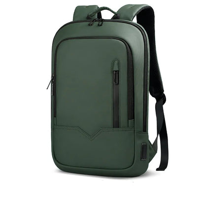 Slim Backpack For Men 15.6 Inch Laptop Bags Waterproof Minimalist Business Backpack With USB Charging Casual Travel Work Bag