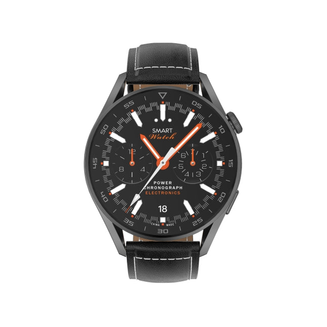 DT3pro 1.36 inch Color Screen Smart Watch, IP67 Waterproof,Leather Watchband,Support Bluetooth Call/Heart Rate Monitoring/Blood Pressure Monitoring/Blood Oxygen Monitoring/Sleep Monitoring