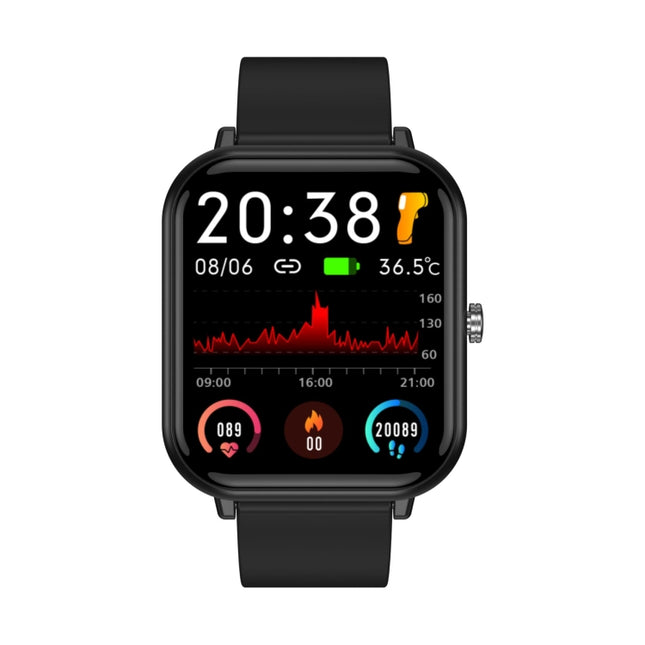 Q9pro 1.7 inch Color Screen Smart Watch, IP68 Waterproof,Support Temperature Monitoring/Heart Rate Monitoring/Blood Pressure Monitoring/Blood Oxygen Monitoring/Sleep Monitoring