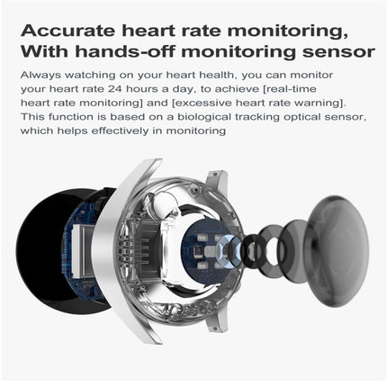 DT3 Mini 1.19 inch Leather Watchband Color Screen Smart Watch