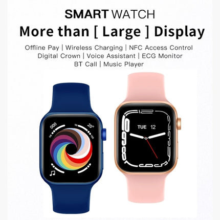 CT7 1.7 inch Color Screen Smart Watch,Support Heart Rate Monitoring/Blood Pressure Monitoring