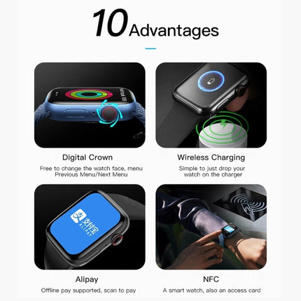 CT7 1.7 inch Color Screen Smart Watch,Support Heart Rate Monitoring/Blood Pressure Monitoring