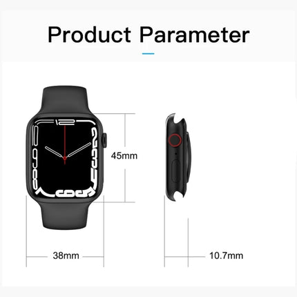 CT7 1.7 inch Color Screen Smart Watch,Support Heart Rate Monitoring/Blood Pressure Monitoring