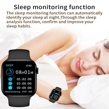 T500 Plus 1.44 inch Color Screen Smart Watch,Support Heart Rate Monitoring/Blood Pressure Monitoring