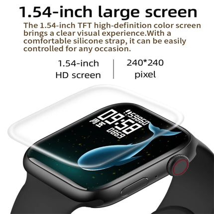T500 Plus 1.44 inch Color Screen Smart Watch,Support Heart Rate Monitoring/Blood Pressure Monitoring