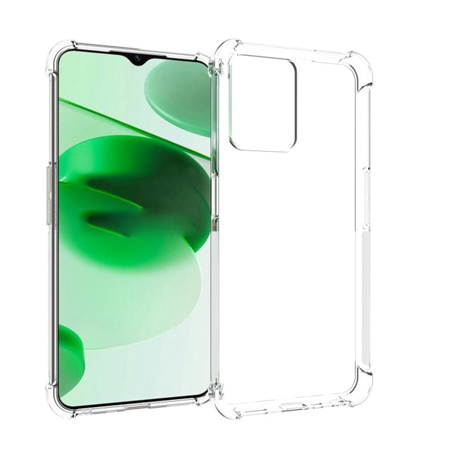For OPPO Realme C35 JSM Transparent TPU Airbag Shockproof Antiskid Phone Case