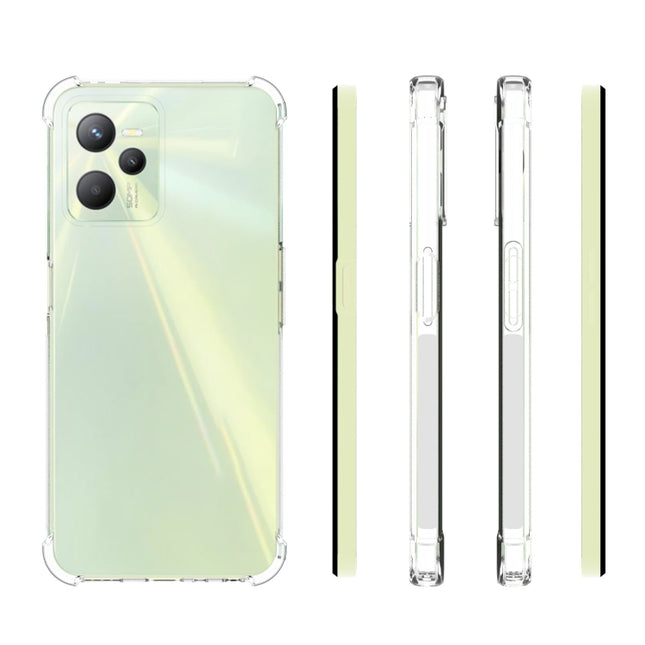 For OPPO Realme C35 JSM Transparent TPU Airbag Shockproof Antiskid Phone Case