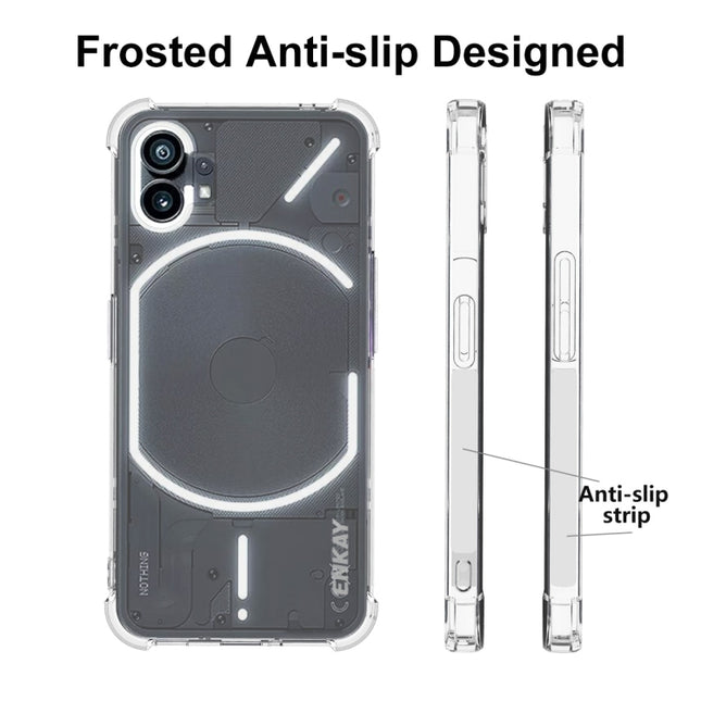For Nothing Phone 1 ENKAY Clear TPU Shockproof Phone Case