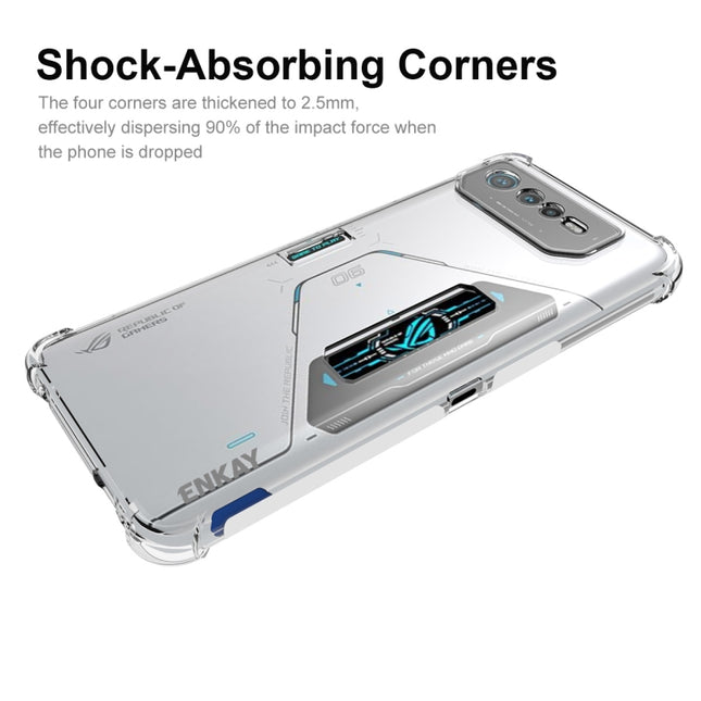 For Asus ROG Phone 6 Pro ENKAY Clear TPU Shockproof Phone Case