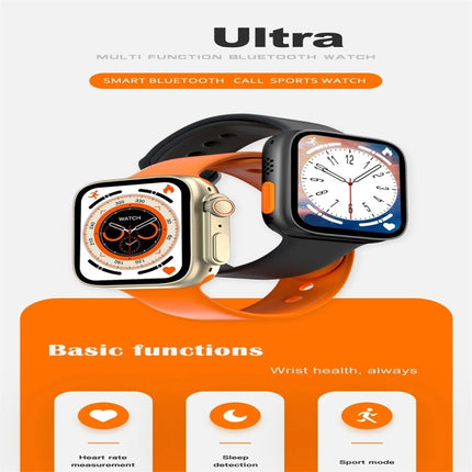 S8 Ultra 1.81 inch Color Screen Smart Watch,Support Heart Rate Monitoring/Blood Pressure Monitoring