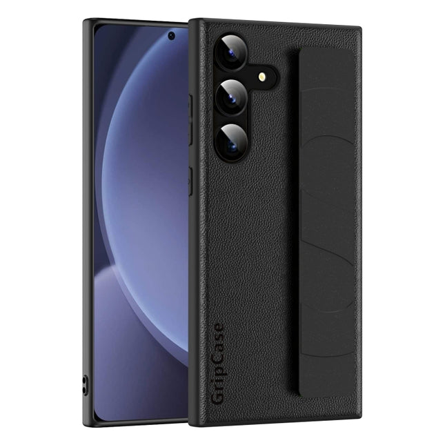 Skin Elastic Wrist Grip Back Cover Phone Case