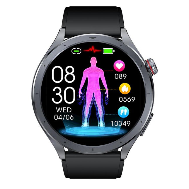 ET472 1.53 inch Color Screen BT Smart Watch Silicone Strap, Support AI-GPT Intelligent Question and Answer