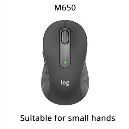 Logitech M650/M650L office laptop mouse, with a slim and portable design, making it easy to carry around for commuting.
