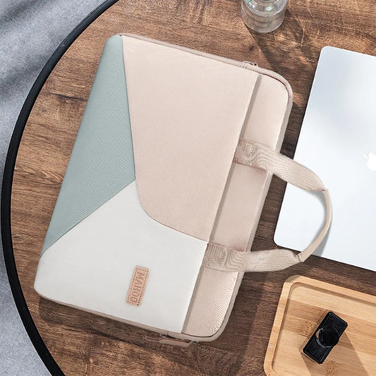 Shock-proof Laptop Sleeve Bag 15.6 Inch Thin and Stylish Laptop Briefcase Oxford Cloth Durable Shock-proof Computer Bag