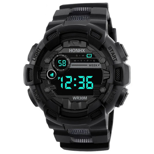 Electronic watch, student men's sports multi-function LED electronic watch