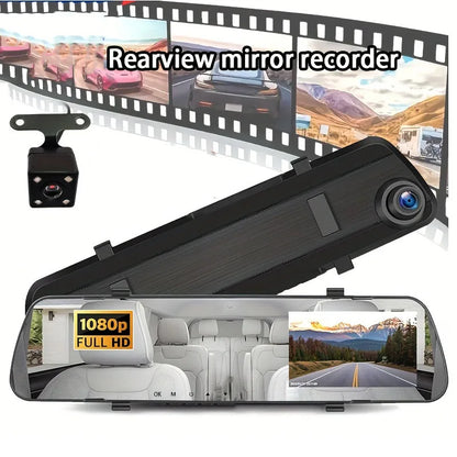 Mirror DVR Car 1080P Video Recorder Front Rear View Camera car recording