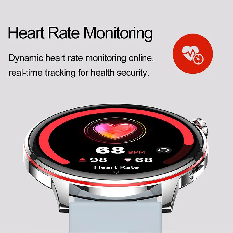 2026 New Smart Watch Women 466*466 AMOLED 1.43" HD Screen Always Display Time IP68 Waterproof Sports Bluetooth Call Smart Watch