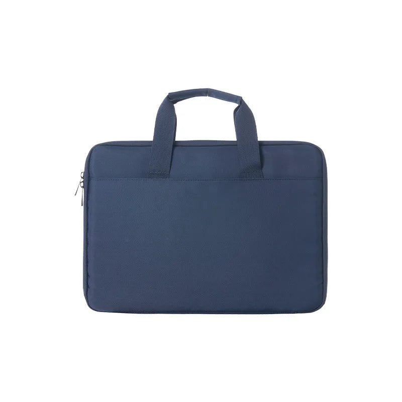 PU Lambskin Full Open Laptop Bag for 15-16 Inch Waterproof Shockproof Soft Touch Computer Bag